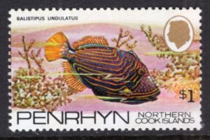 Penrhyn Island 61 Fish MNH VF