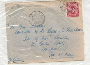 Egypt 1941 Censored Cover To isle Of Man Postal History JK3486