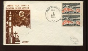 DEC 1  1959 THOR MISSILE LAUNCH Goldcraft Launch Cover (LV 919)