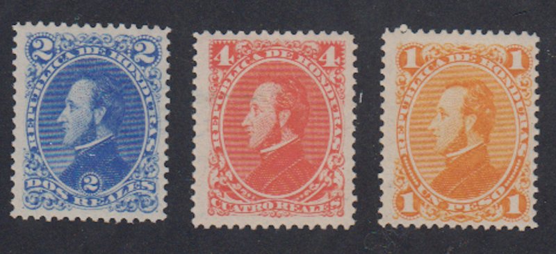 Honduras - 1878 - SC 34-36 - MH