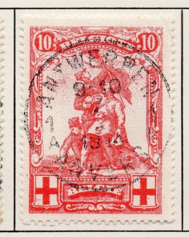 Belgium 1914 Early Issue Fine Used 10c. 256228