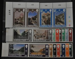 DYNAMITE Stamps: Gibraltar  Scott #241-272 - MNH