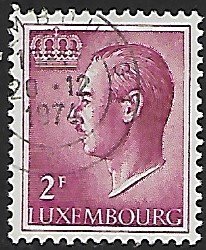 Luxembourg # 422 - Grand Duke Jean - 2F - used...(KlGr)