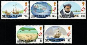 SOLOMON ISLANDS SG718/22 1992 GRENADA 92 MNH