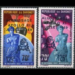 DAHOMEY 1969 - Scott# C103-4 Apollo Set of 2 NH