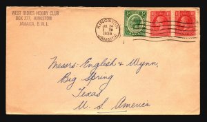 Jamaica 1936 Cover to USA - Z17639