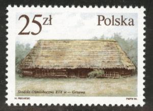 Poland Scott 2771 MNH** from 1986 Architecture Set 