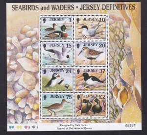 Jersey   #778-785a  MNH  1997  sheet birds