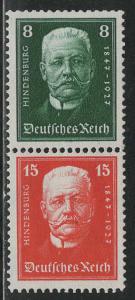 Germany Scott # B19, B20, mint nh, se-tenant, Mi# S36