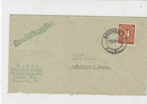 germany 1940s allied occupation stamps cover ref 18662