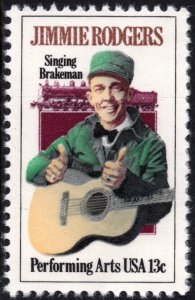 SC#1755 13¢ Jimmie Rodgers Single (1978) MNH