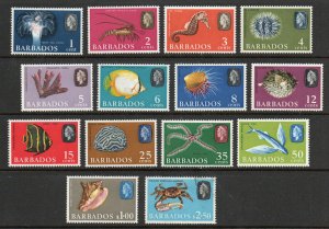 Barbados  - SG# 322 - 334 MNH + 335 Used     /    Lot  0724067