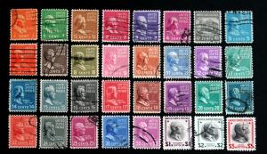 U.S. Stamps 803-34 USED PRESIDENTIAL SET COMPLETE 32  Sc# 803-834