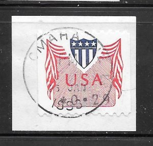 #CVP31 Used Single  Computer Vended Postage.