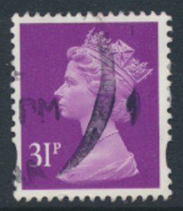 GB  Machin 31p SG Y1695   SC# MH260  Used  2 bands 1996  as per scan         