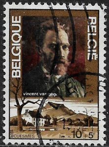 Belgium #B918 Used Stamp - Vincent van Gogh and House (d)