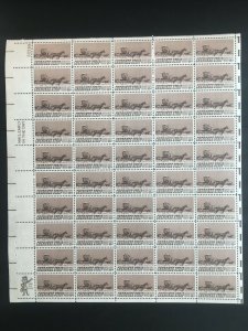 1968 sheet, Cherokee Strip Sc # 1360