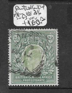 BRITISH CENTRAL AFRICA (PP0610B) KE 2/6  SG 63  VFU