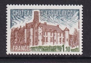 France  #1601 MNH 1978  tourism  1.10fr  chateau D`Esquelbecq