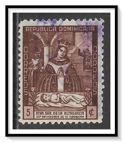 Dominican Republic #386 Our Lady Of Altagracia Used