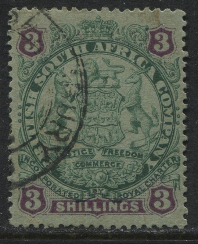 Rhodesia 1896 3/ CDS used  (JD)