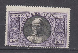 J29682, 1933 vatican city used #28 pope