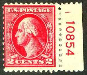 U.S. #532 MINT PL# SINGLE OG LH