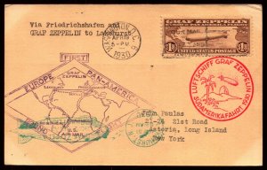 Scott C14 - $1.30 Graf Zeppelin - First Day Cover On Flown Cover SCV $900.00