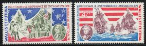 Wallis & Futuna American Bicentennial (Sc #187-88) MNH