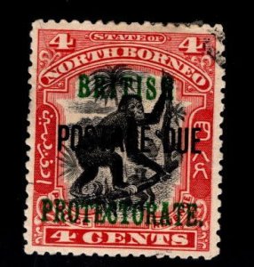 North Borneo Scott J23 used postage due stamp