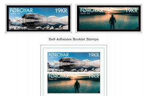 COLOR PRINTED FAROE ISLANDS 2011-2020 STAMP ALBUM PAGES (38 illustrated pages)