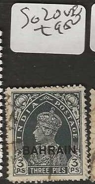 BAHRAIN  SG20   KGVI   3P  ON INDIA    VFU     P0708A H