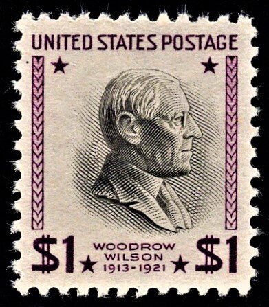 US 832 MNH VF $1 Woodrow Wilson