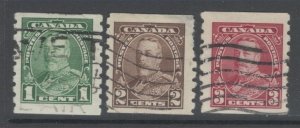 Canada Scott 228-30 used