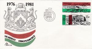 Transkei # 91-92, Independence Anniversary,1st Day