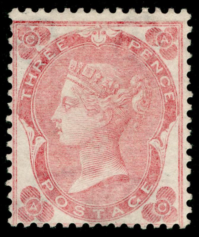 SG77, SCARCE 3d pale carmine-rose, LH MINT. Cat £2500. AC 