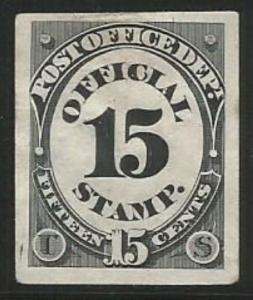 U.S. Scott #O53P3 Official Stamp - Proof - Mint Single