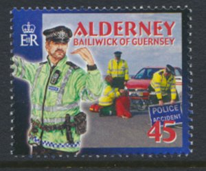 Alderney  SG A221  SC# 219 Police  Mint Never Hinged see scan 