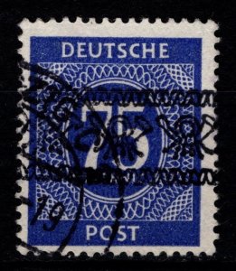 Germany [British/US Zone] 1948 Optd. Band Posthorns, 75pf [Used]