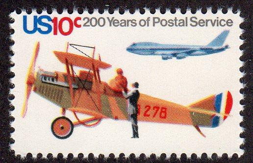 United States 1574 - Mint-NH - Plane / Jet / USPS 200th