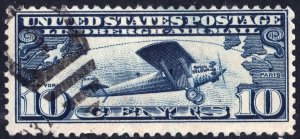 SC#C10 10¢ Lindbergh Flight (1927) Used