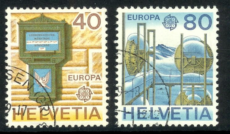 SWITZERLAND 1979 EUROPA Set Scott Nos. 675-676 VFU