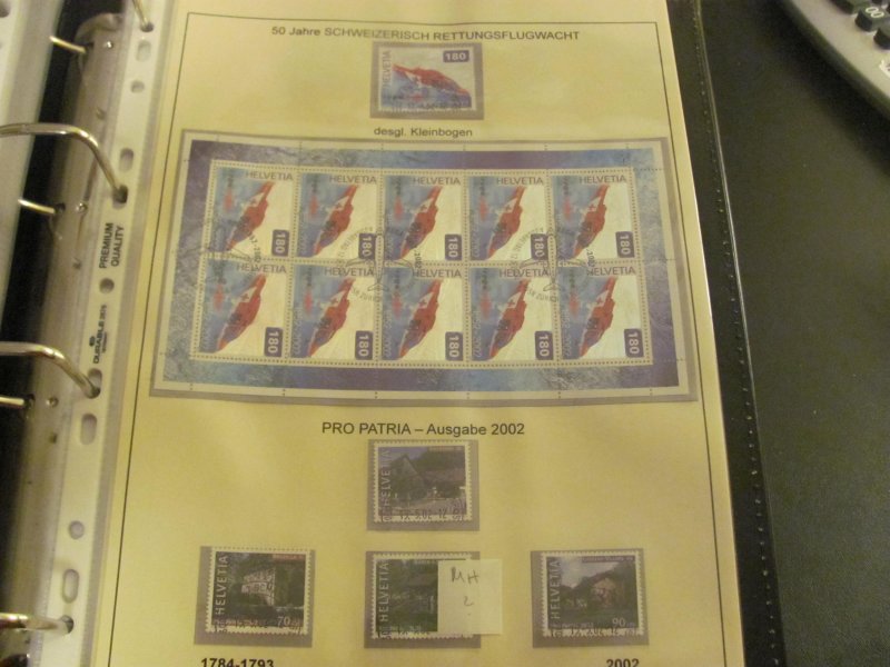 SWITZERLAND 1978-2005 STAMPS & COVERS XF COULD BE AS MUCH AS $2000 CATALGUE(188)