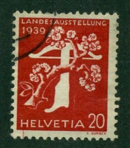 Switzerland 1939 #262 U SCV(2024) = $14.50