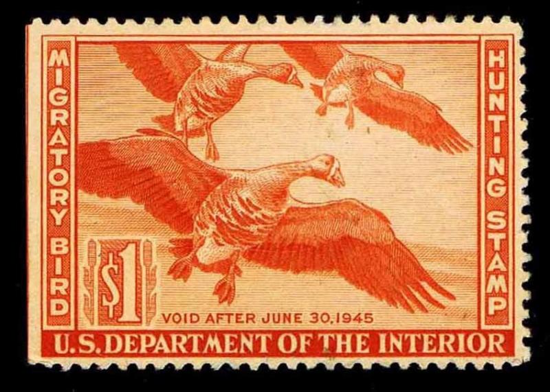 1944 U.S. RW11 UNUSED FEDERAL DUCK STAMP - NG - VF - $40.00 (ESP#10026)