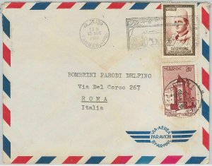 45025 - MOROCCO Morocco POSTAL HISTORY - Airmail LETTER to ITALY 1961...-