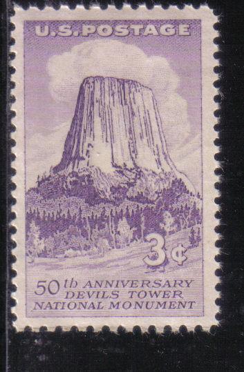 1084 - .03 Devils Tower mnh f-vf. 