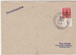 Russia occupation Germany 1949 Hellerau stamps card R20759