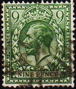 Great Britain. 1912 9d  S.G.427 Fine Used