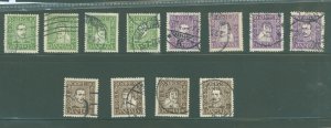 Denmark #164-175 Used Single (Complete Set)